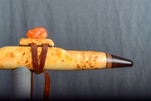 Yellow Cedar Burl Native American Flute, Minor, Mid A-4, #N25A (4)